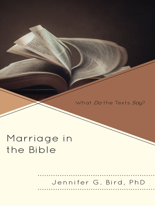 Title details for Marriage in the Bible by Jennifer Bird - Available